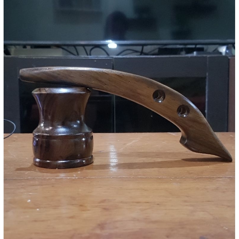 Gagang + golong joran timbang bahan kayu sonokeling