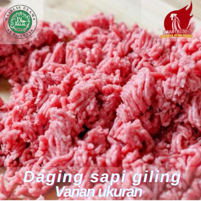 

Daging sapi giling premium dan ekonomis 250 gram