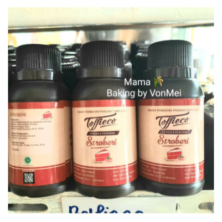 

TOFFIECO STRAWBERRY Paste Perisa Pasta Stroberi 100 gr Wangi