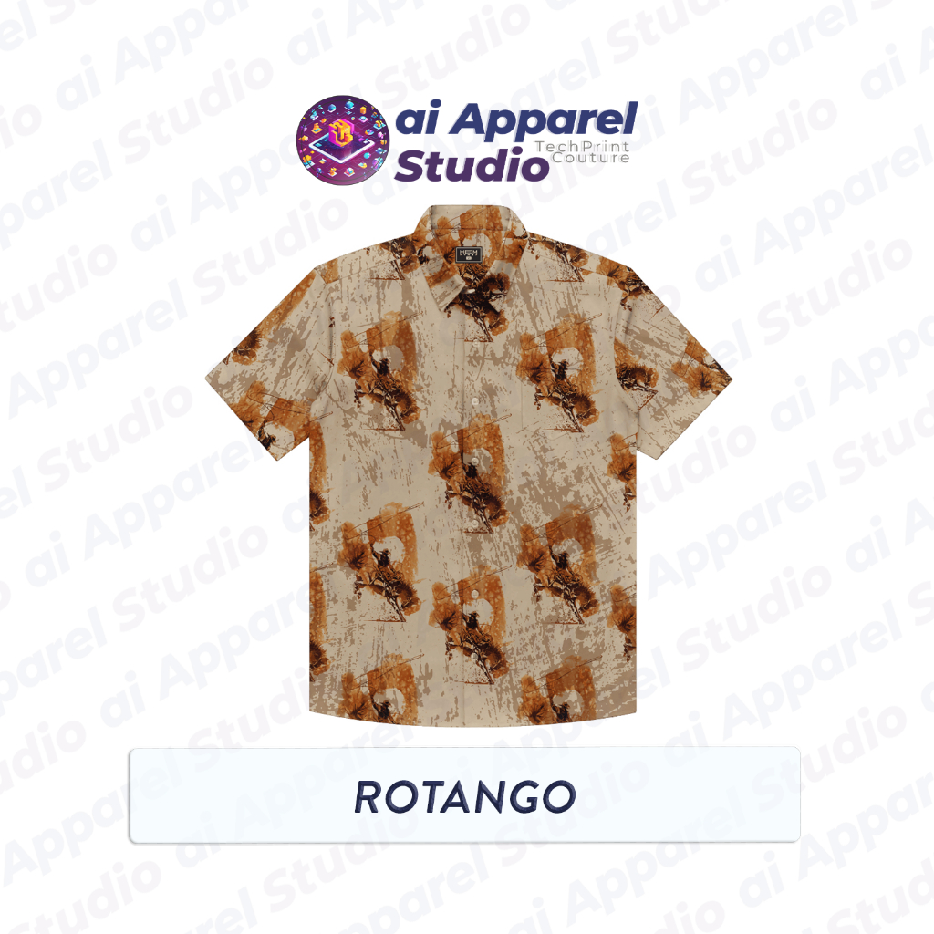 Kemeja Dewasa Lengan Pendek Premium - Ai Apparel Studio x NRDN - Rotango