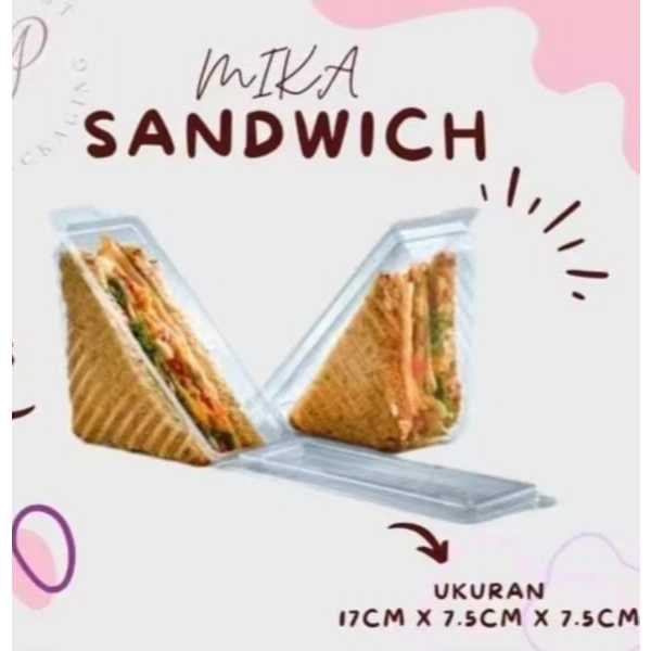 Mika Roti Sandwich/mika roti/mika segitiga/ isi 25 pcs