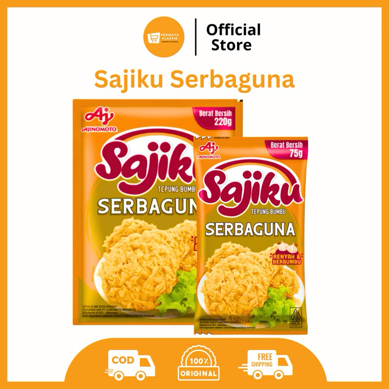 

Sajiku Tepung Bumbu Serbaguna Goreng Ayam Tahu Tempe