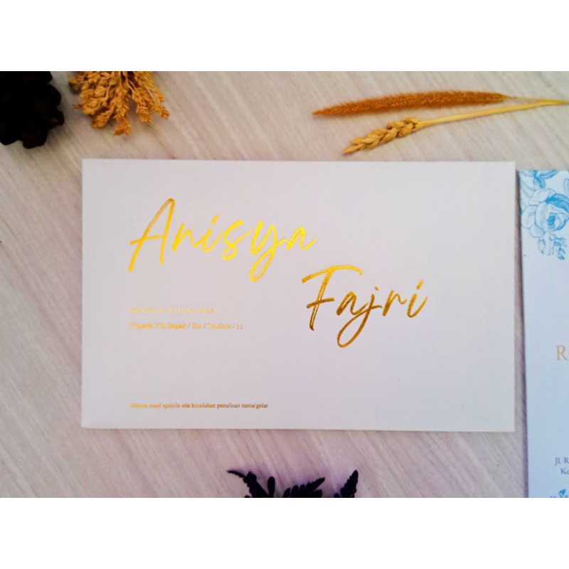 Undangan Amplop Hardcover