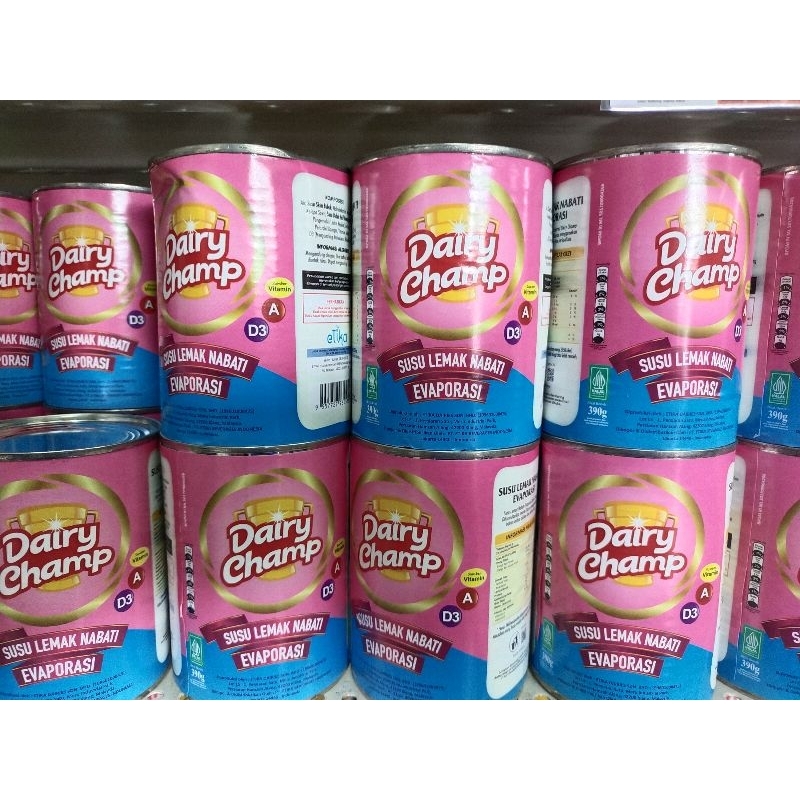 

Dairy Champ Susu Evaporasi 390gr Susu Lemak Nabati