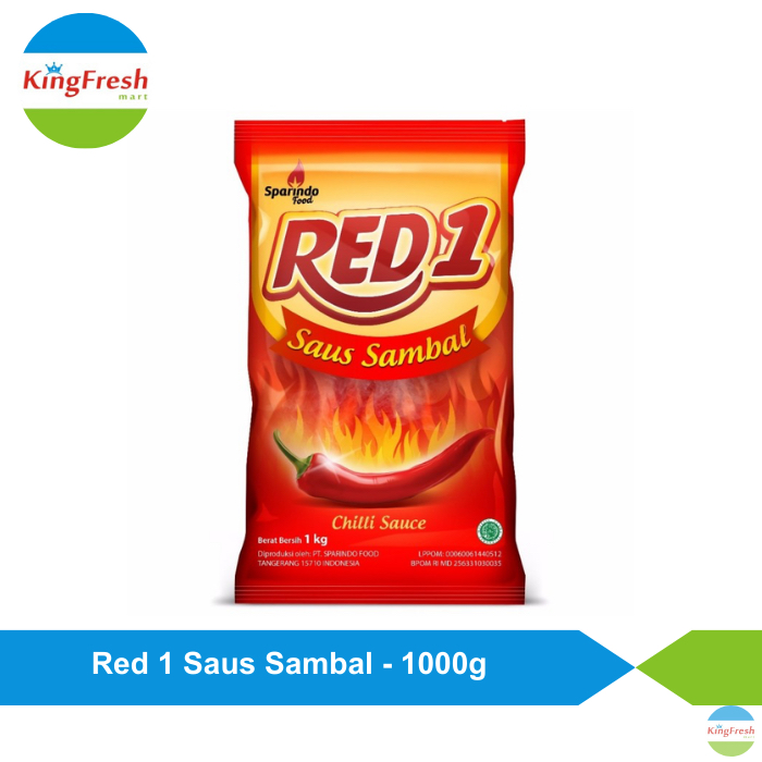 

Red 1 Saus sambal 1 kg (kemasan bantal)