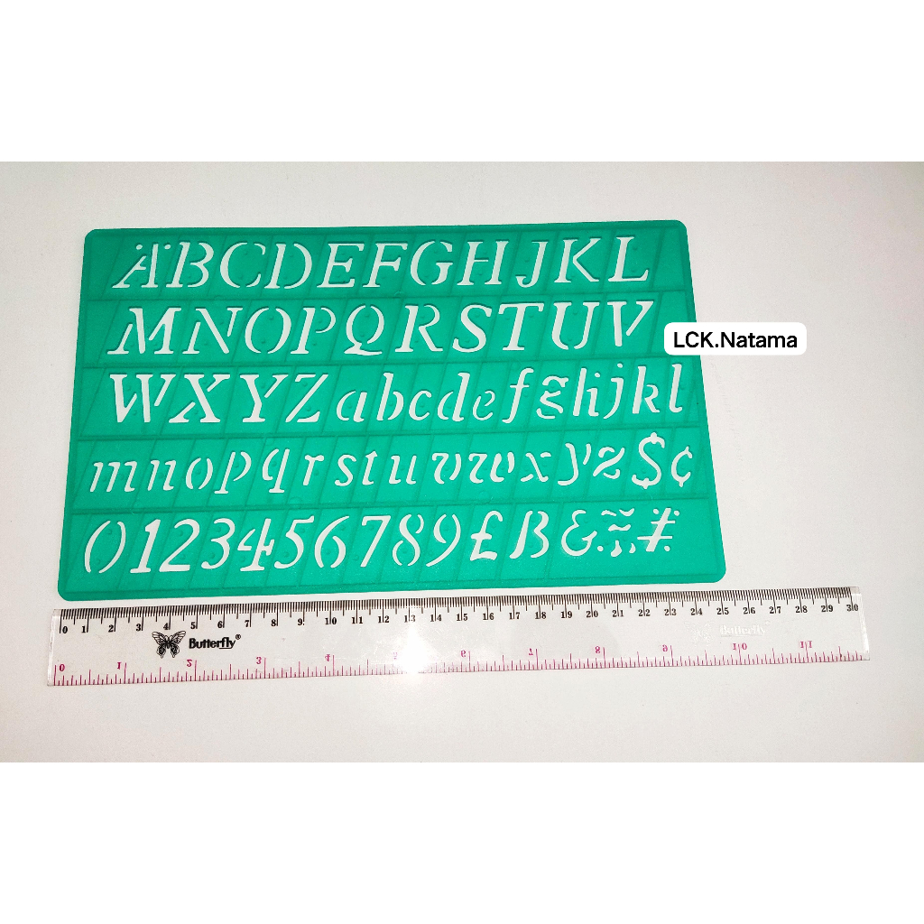 

LINEX LETTERING STENCILS 8820 / LINEX PENGGARIS POLA 8820