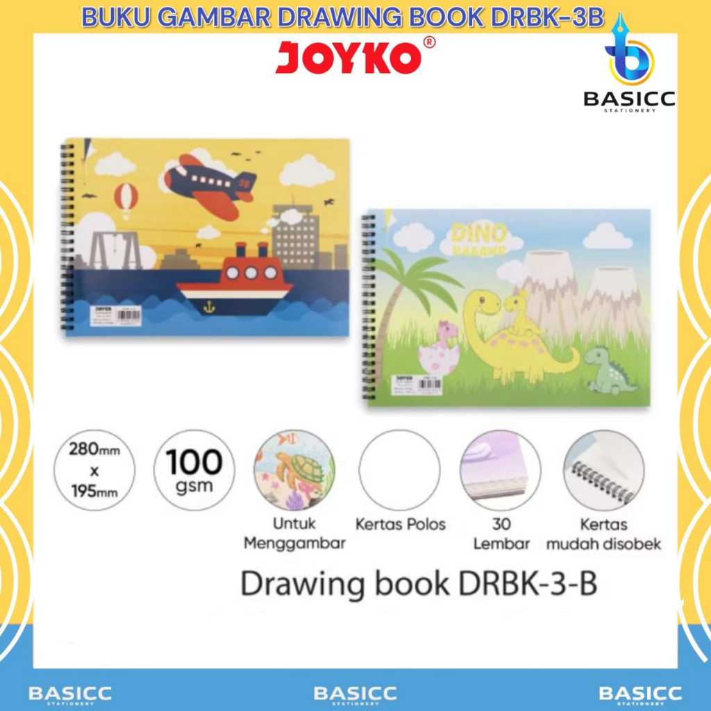 

Joyko Buku Gambar Drawing Book DRBK-3B