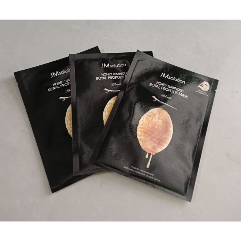 masker JMsolution HONEY LUMINOUS ROYAL PROPOSIAL MASK 3PCS