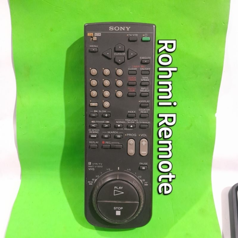 REMOTE REMOT DVD COMPO TAPE SONY VHS RMT-V130D ORIGINAL ASLI