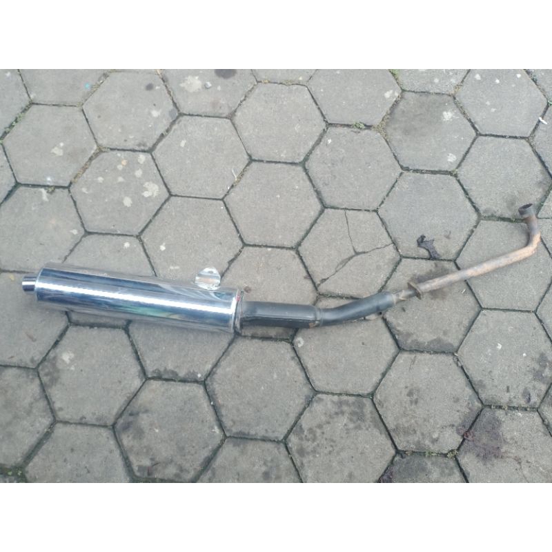 knalpot supra x 125 standart original 2007-2013