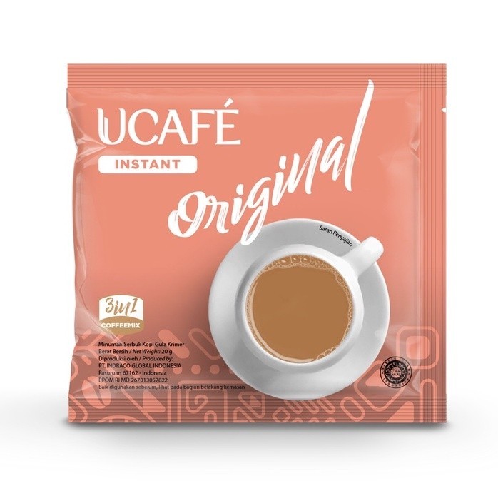 

UCAFE ORIGINAL 200G ( 10 Sachet @ 20g )