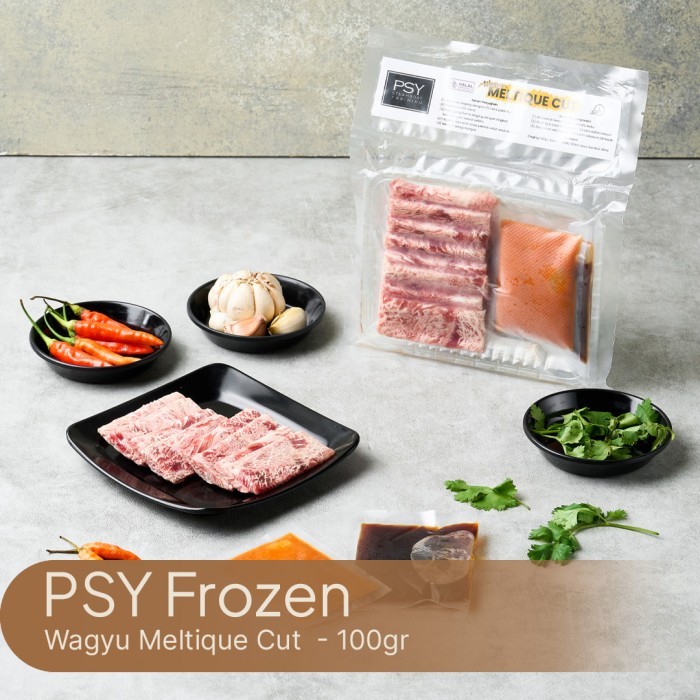 

PSY Frozen Wagyu Meltique Cut - 100gr