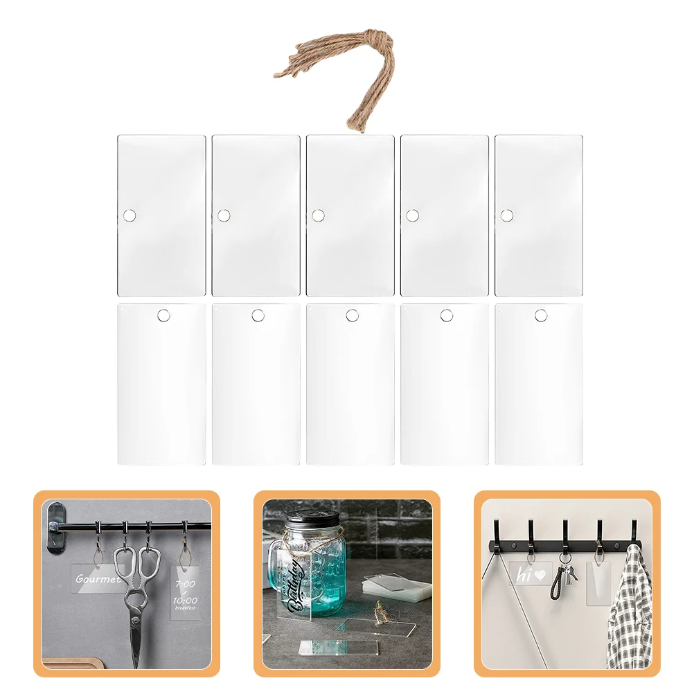 

10pcs Label harga/label keranjang/label harga akrilik