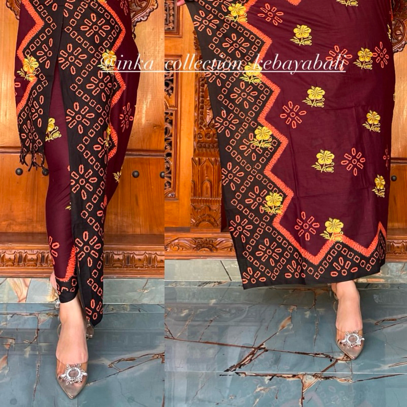 KAMEN LEMBARAN BORDIR JUMPUTAN - KAMEN BATIK BALI