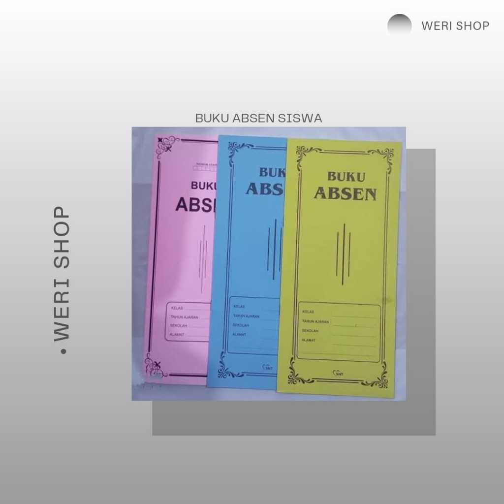 

BUKU ABSEN SEKOLAH / BUKU ABSEN SISWA (PER PCS)