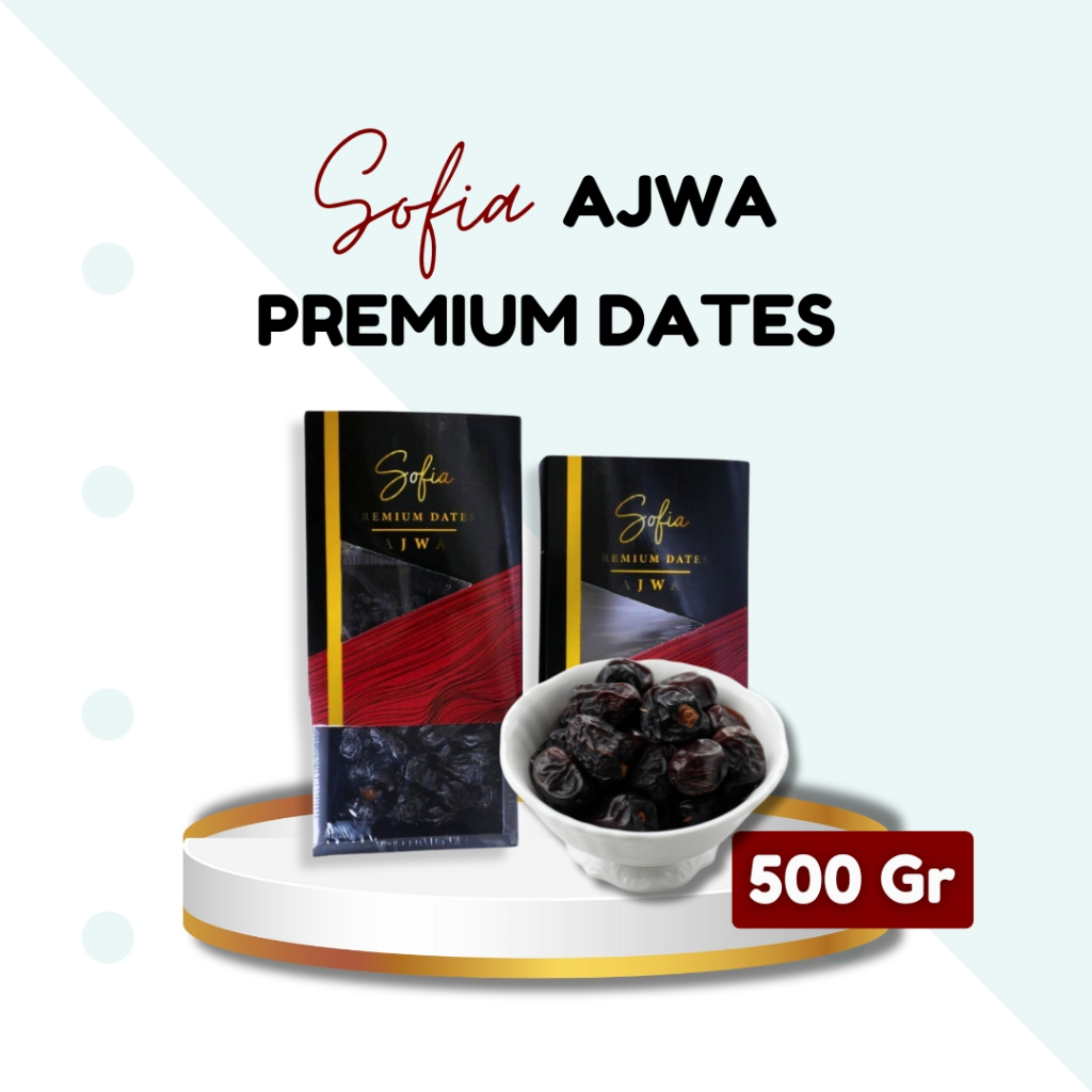 

Kurma Ajwa Sofia 500gr Premium | Ajwah Asli - Original