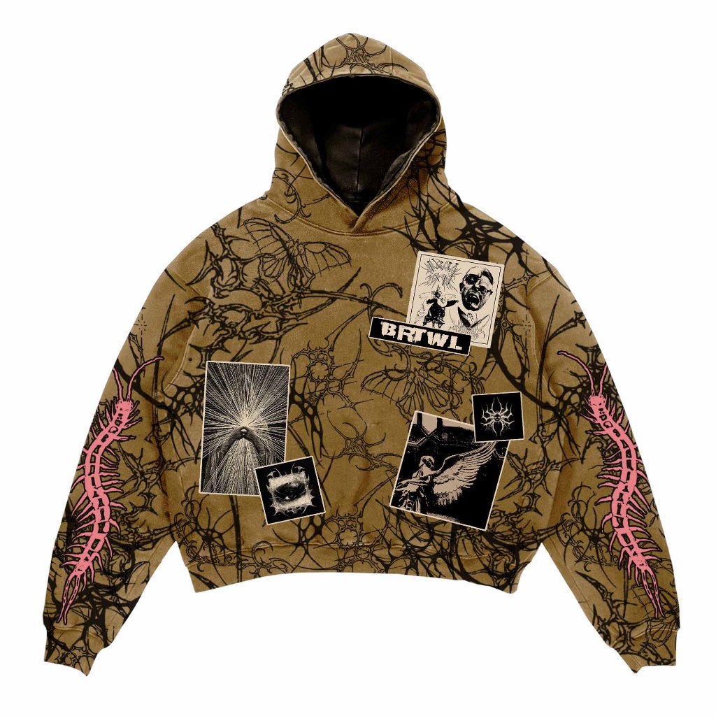 BRTWL | HOODIE BOXY | CENTIPEDE DIJON