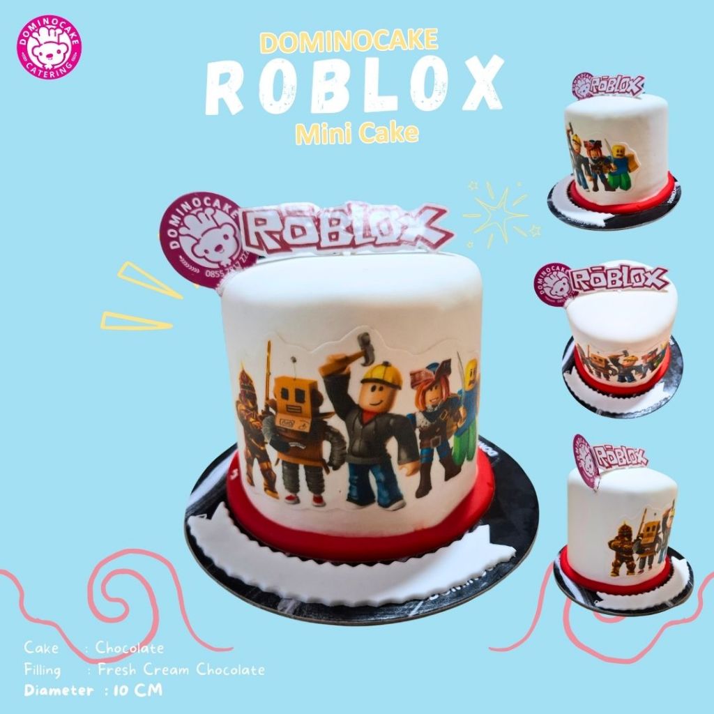 Birthday Cake - Roblox Mini Cake - Kue Ulang Tahun