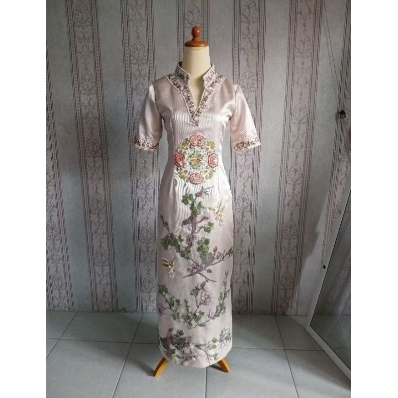 Dress cheongsam / baju china sangjit / qipao