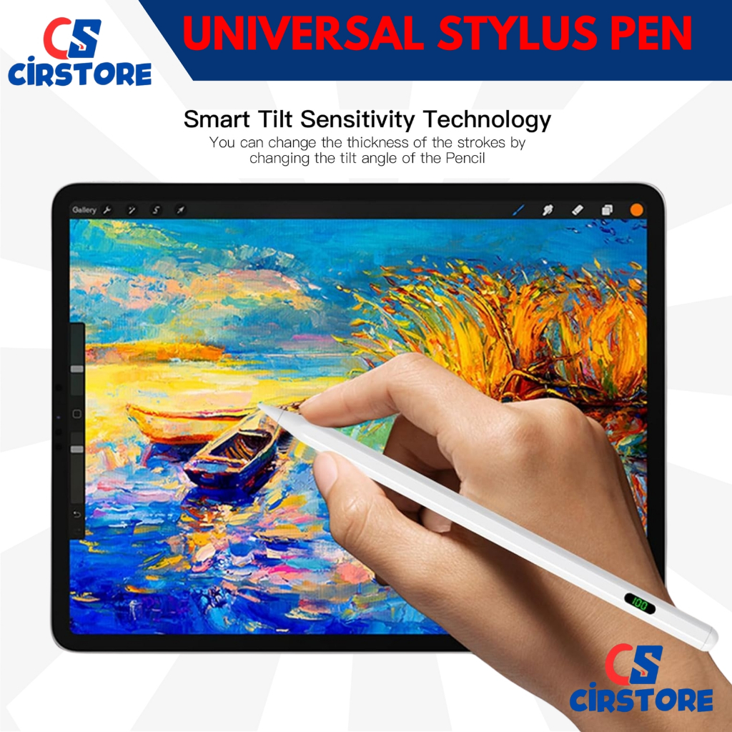 Stylus Pen Universal with Palm Rejection Active Stylus Capacitive Pencil for Xiaomi Huawei Tablet Pe