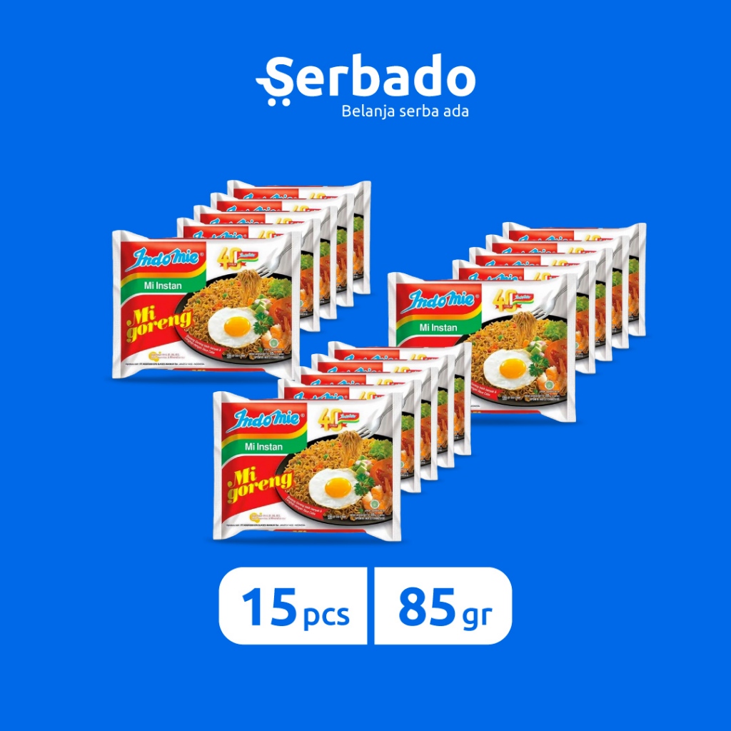 

Indomie Goreng Spesial 85gr (Isi 15 pcs)