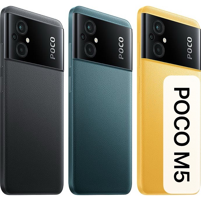 XIAOMI POCO M5 NEW ORIGINAL100% INTER Sinyal Permanen 4/64GB 4/128GB 6/128GB Hp GARANSI 1 BULAN