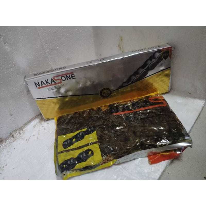 RANTE RANTAI RODA MOTOR 520-106 BIASA HITAM RANTE STANDART HITAM BIASA NAKASONE