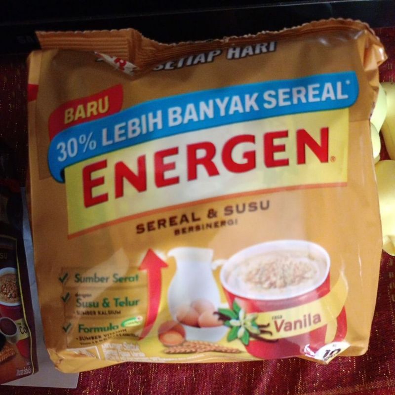 

Energen sereal dan susu 10 sachet