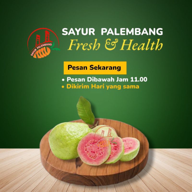 

Jambu Biji 1KG - Sayur Palembang