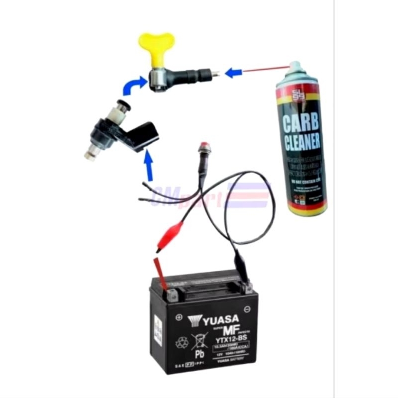 Alat pembersih injeksi injektor motor mobil cuci injeksi injector