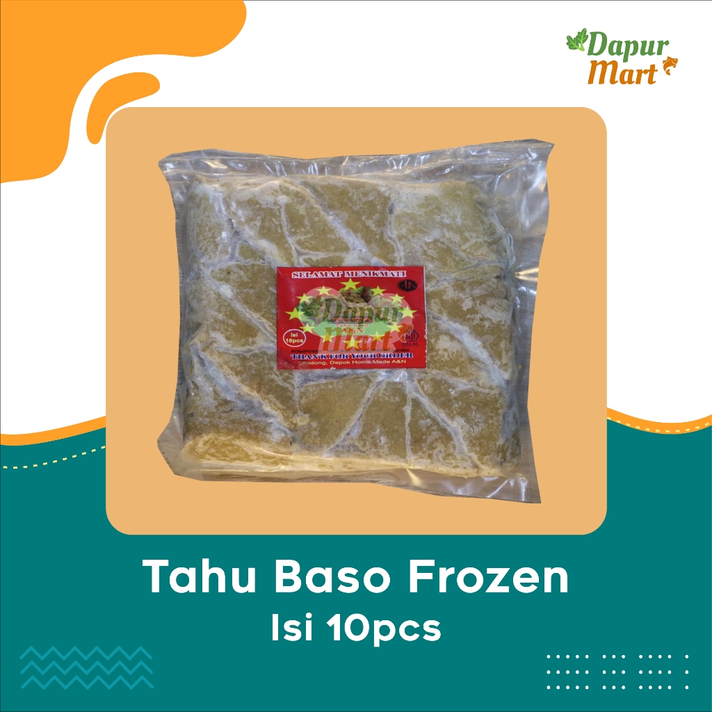 

Tahu Bakso Frozen Siap Digoreng