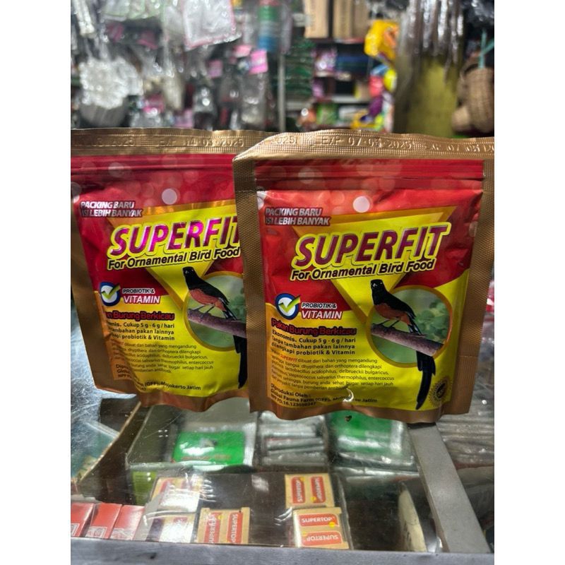 SUPERFIT GOLD VOER HIGH PROTEIN VOER KASAR UNTUK MURAI KACER DLL SUPERFIT GOLD PAKAN KHUSUS MURAI CI
