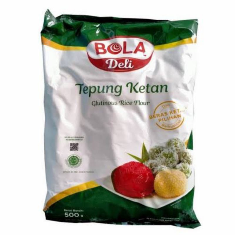 

Tepung Ketan Cap Bola, Tepung Ketan Pilihan, Tepung Ketan Berkwalitas Cap Bola 500 Gram