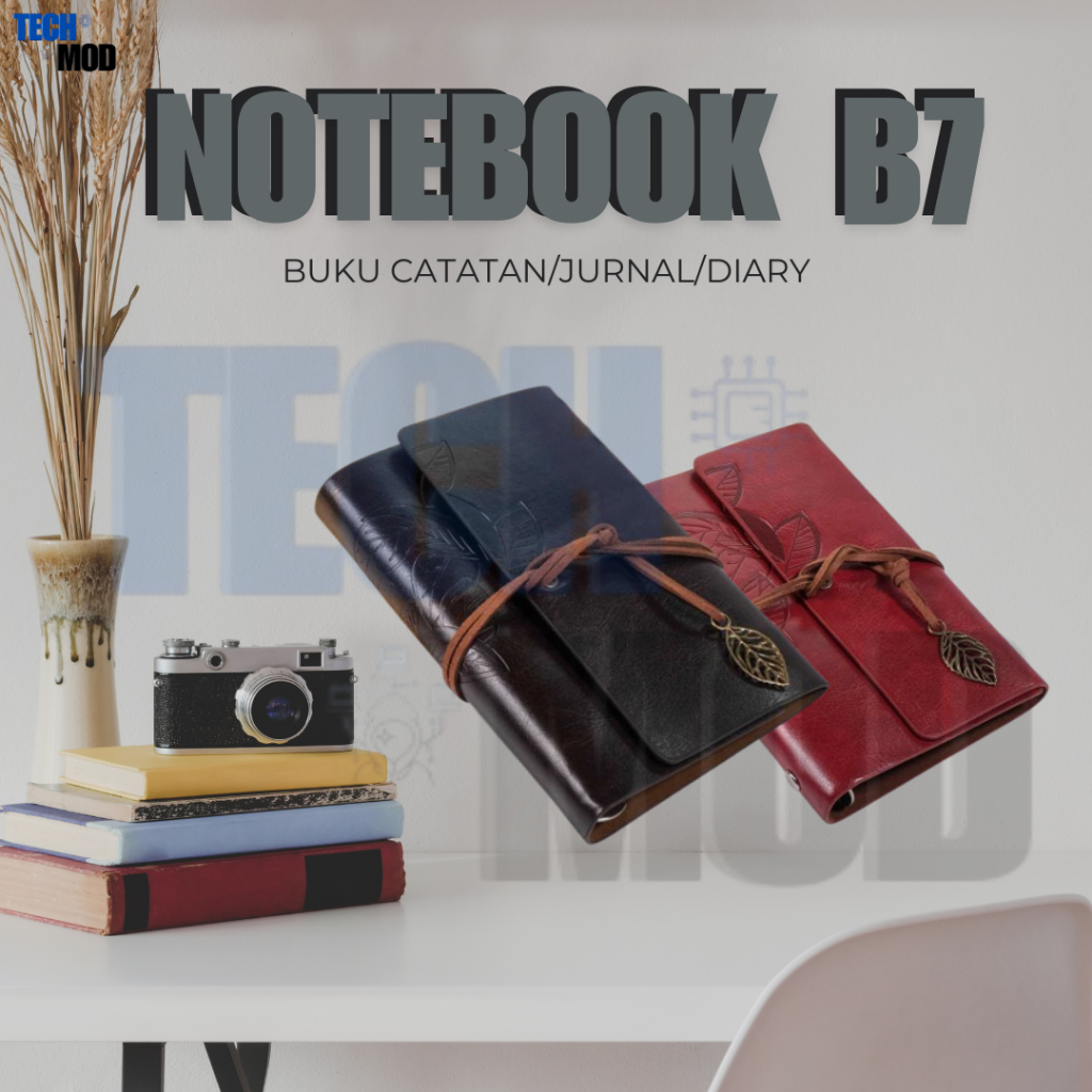 

Buku Catatan Binder Kulit Classic Model Daun Ukuran B7