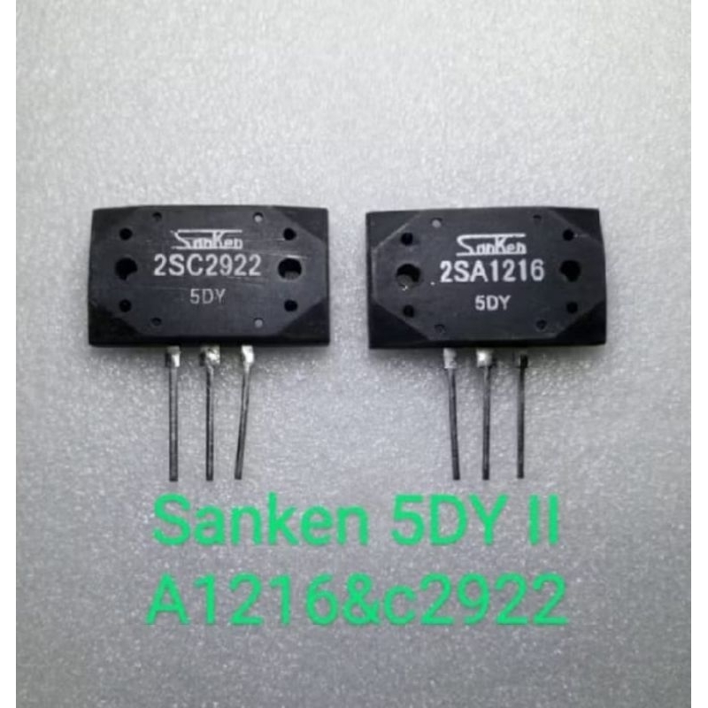 Tr Sanken 5DY II SA1216 & SC2922