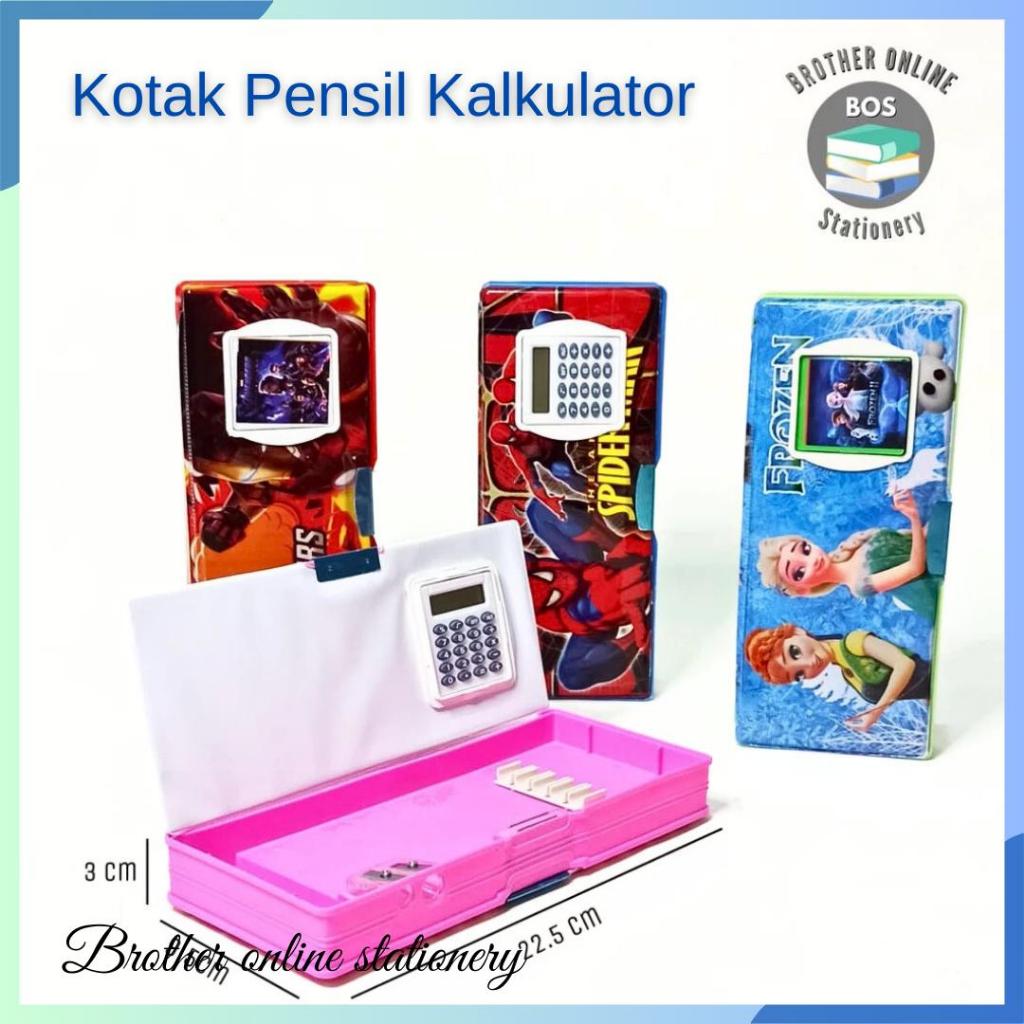 

BOS Kotak Pensil Magnet+Kalkulator/Tempat Pensil/Pencil Case