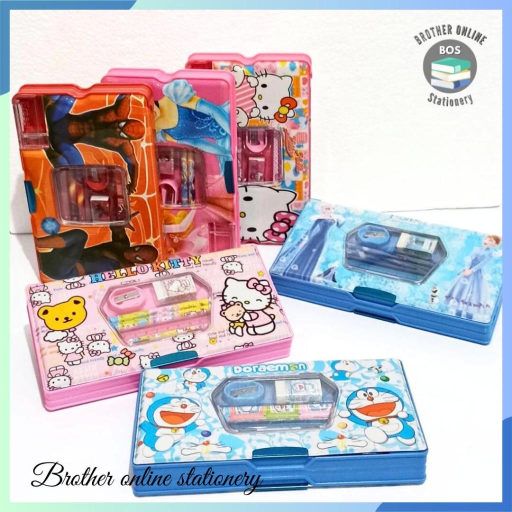 

BOS Kotak Pensil Magnet Set/Tepak Pensil/Pencil Case/Pencil Box