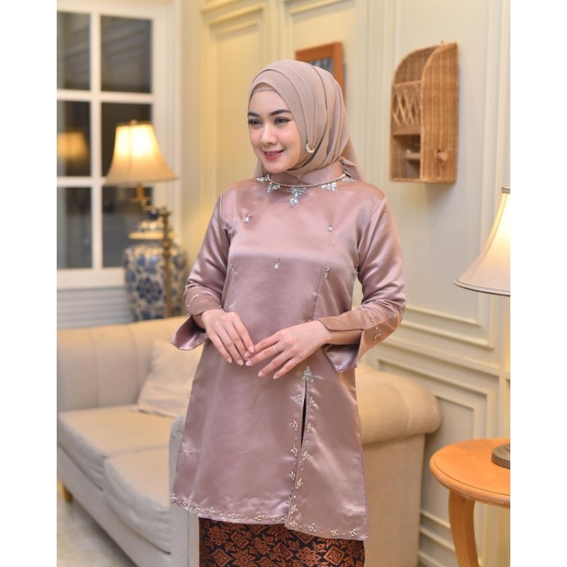 Stelan Baju kurung Hafizah melayu dan songket