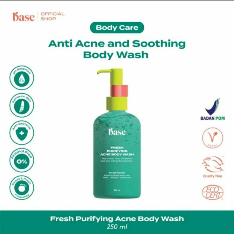 BASE Body Wash anti acne and Soothing