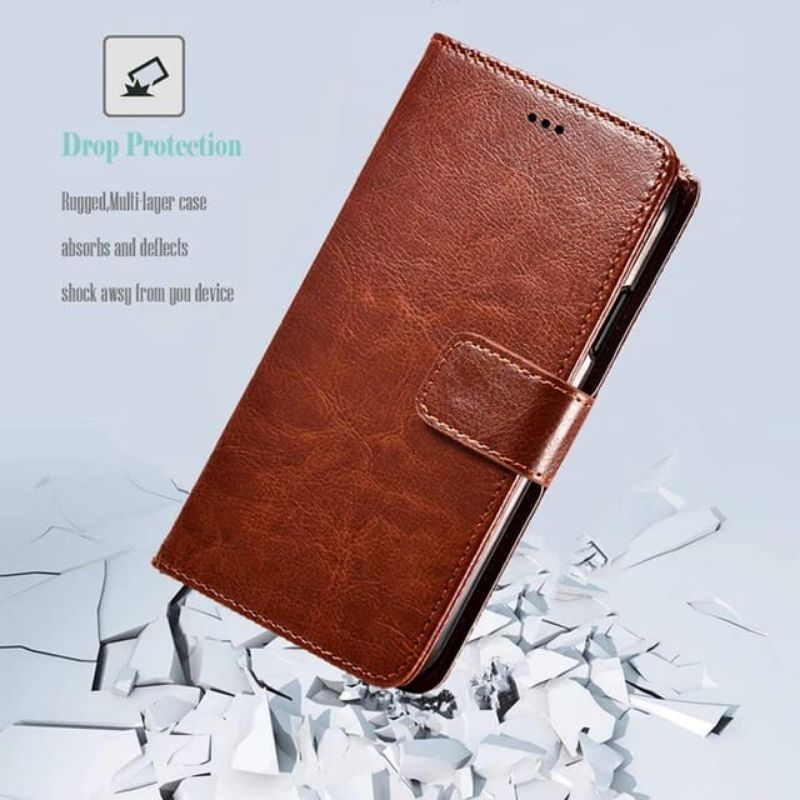 Flip Cover Case Wallet Samsung M62 S6 edge S7 edge S7 S8 S8+ S9 S9+ Casing Leather Magnet