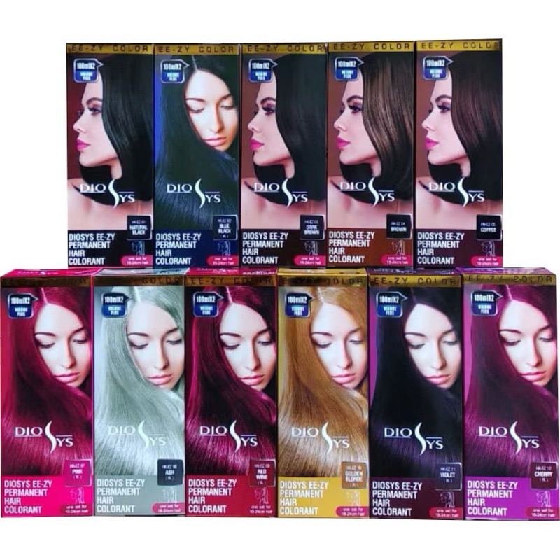 DIOSYS EE-ZY PERMANENT HAIR COLOR 100 mL | Hair Color | Pewarna Semir Rambut Dyosis