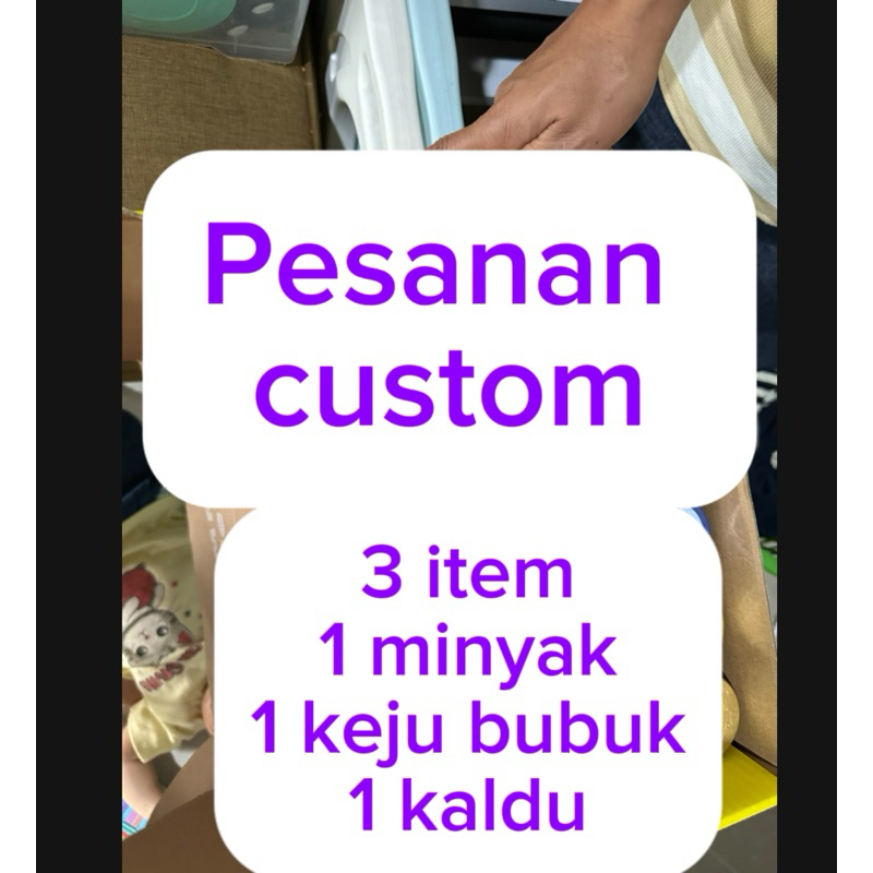 

pesanan custom