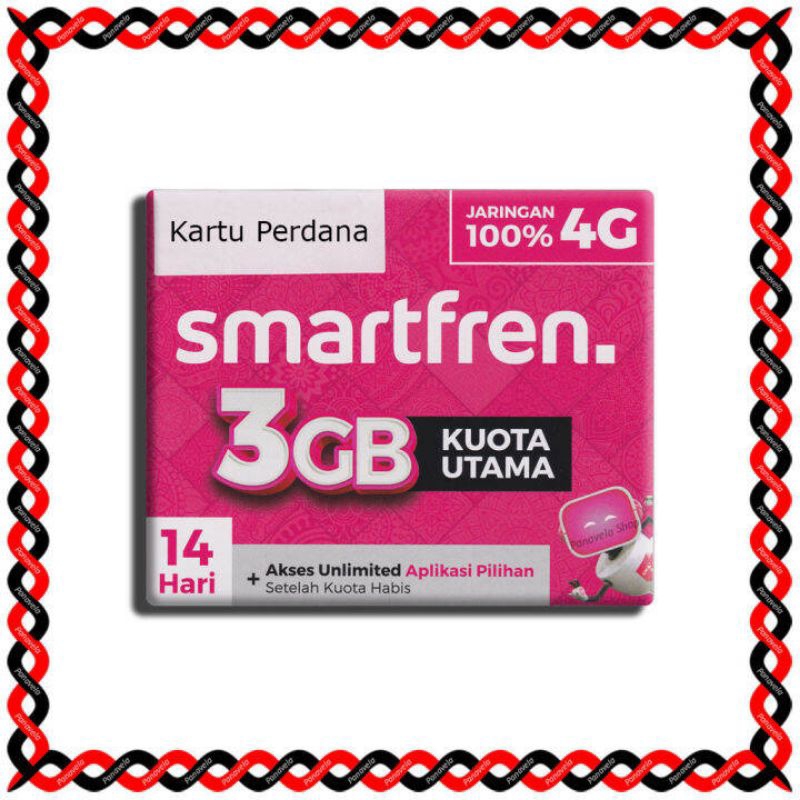 KARTU PERDANA SMARTFREN KOUTA 3GB