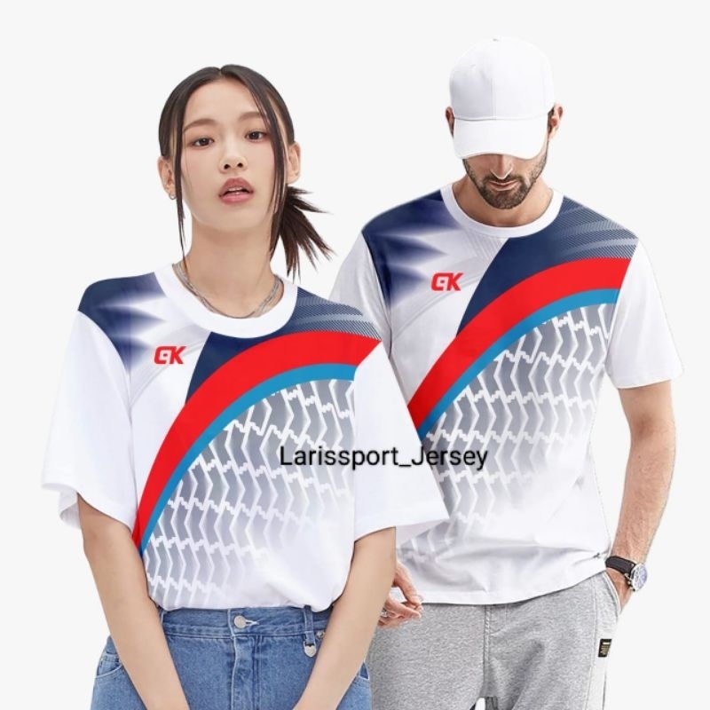 CK Kaos Olahraga Wanita & Pria Printing Kaos Running Jersey Badminton Volly Premium