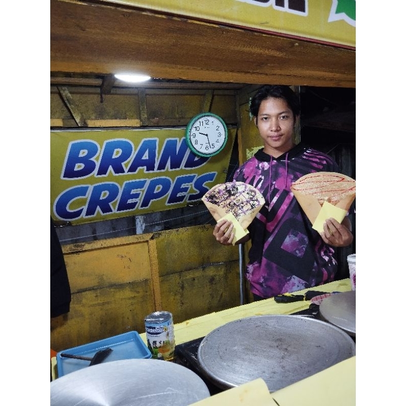 

Adonan Crepes Langsung pakai 1kg=17Crepes hasil