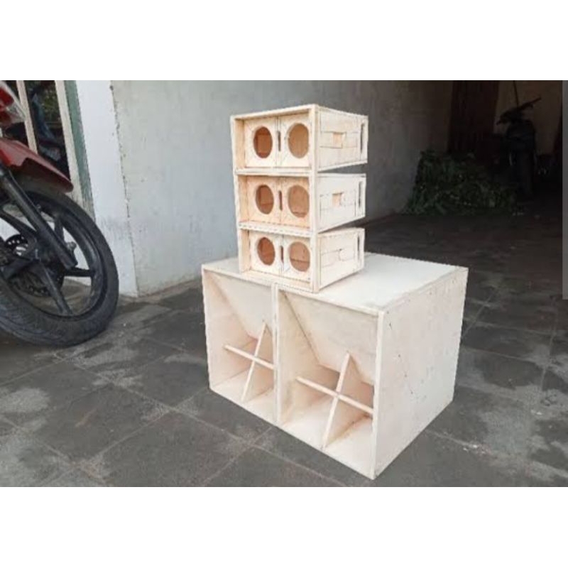 paket box 4inch line array 3 inch