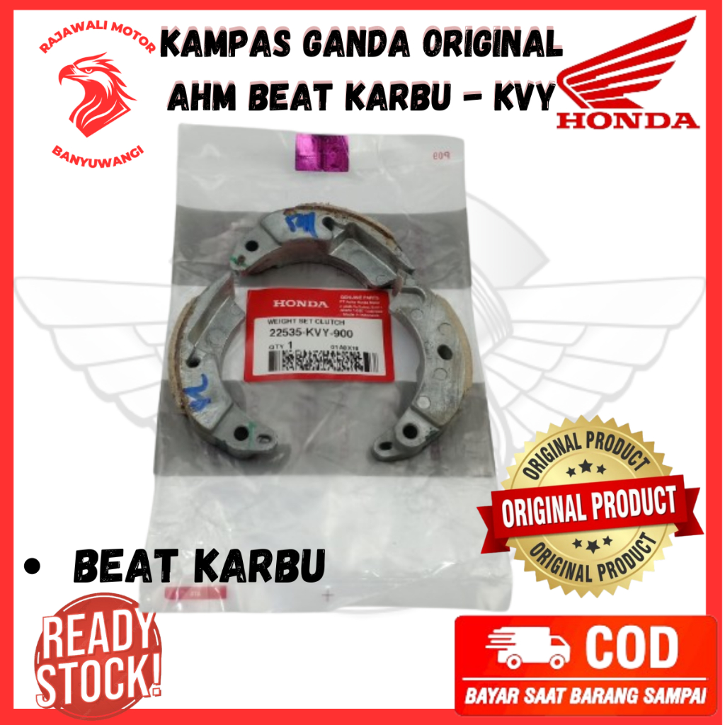 Kampas Ganda BeAT Karbu ORI AHM - Kampas Ganda BeAT Karbu KVY - Kampas ganda Motor BeAT Karbu