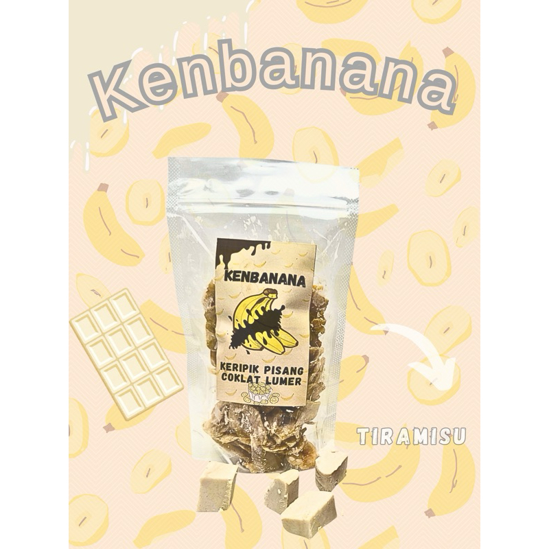 

kenbanana keripik pisang coklat lumer rasa tiramisu