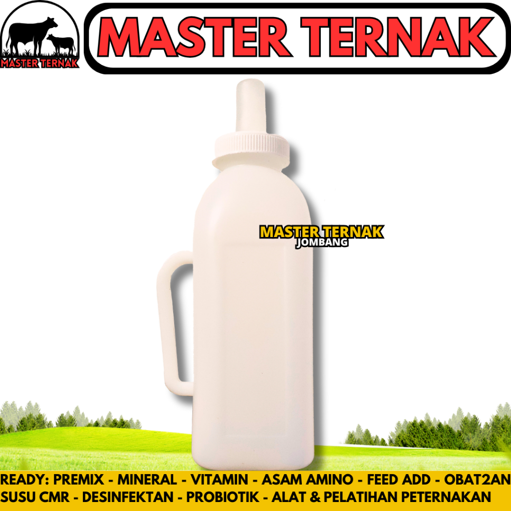 BOTOL DOT SAPI 2 LITER PUTIH - BOTOL ANAK SAPI PEDET 2 LITER - BOTOL DOT BERKUALITAS.