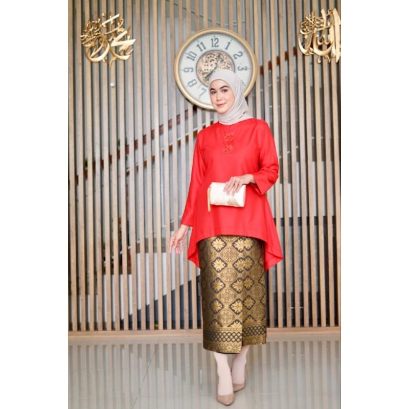 Tunik pinguin katun ima tuyobo mix batu ori By Kamari(tunik saja)